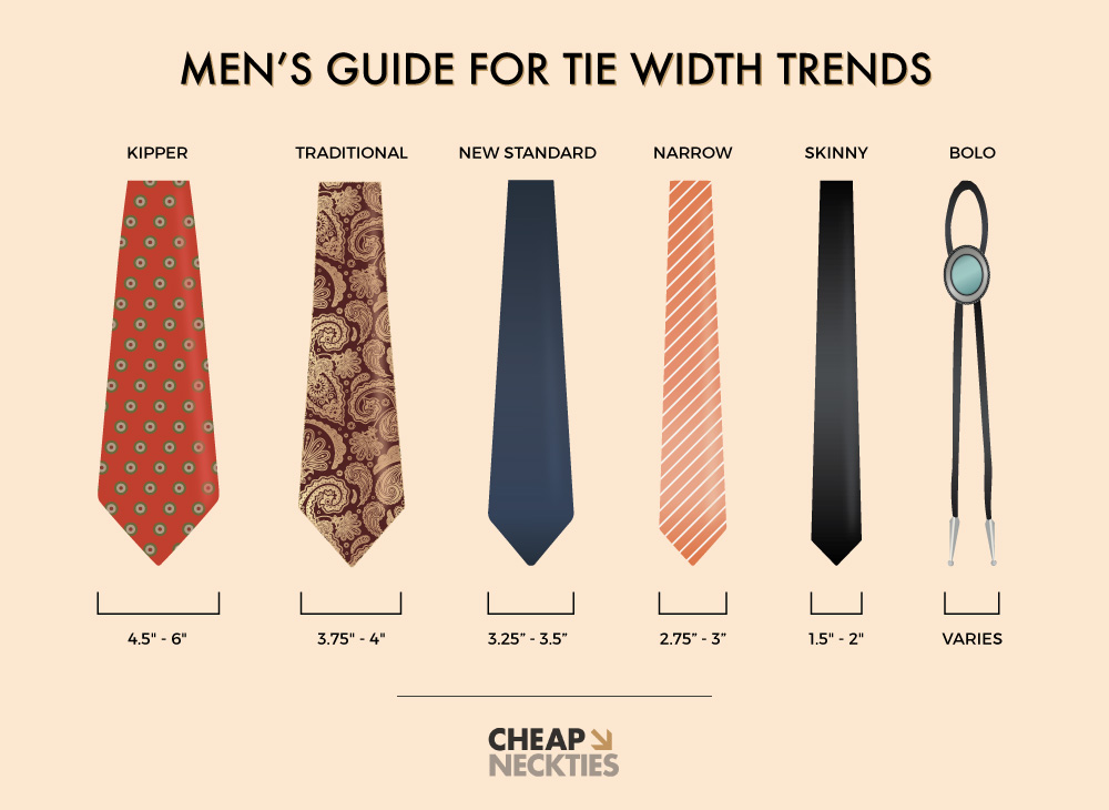 Current Tie Styles: A Guide to Widths